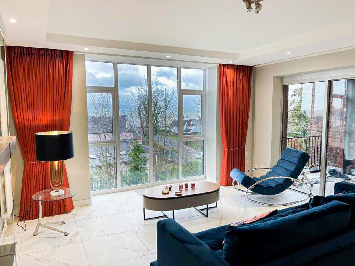 Modern Luxurious Apartment W/ Patio Balcony & View Jordanstown Eksteriør billede