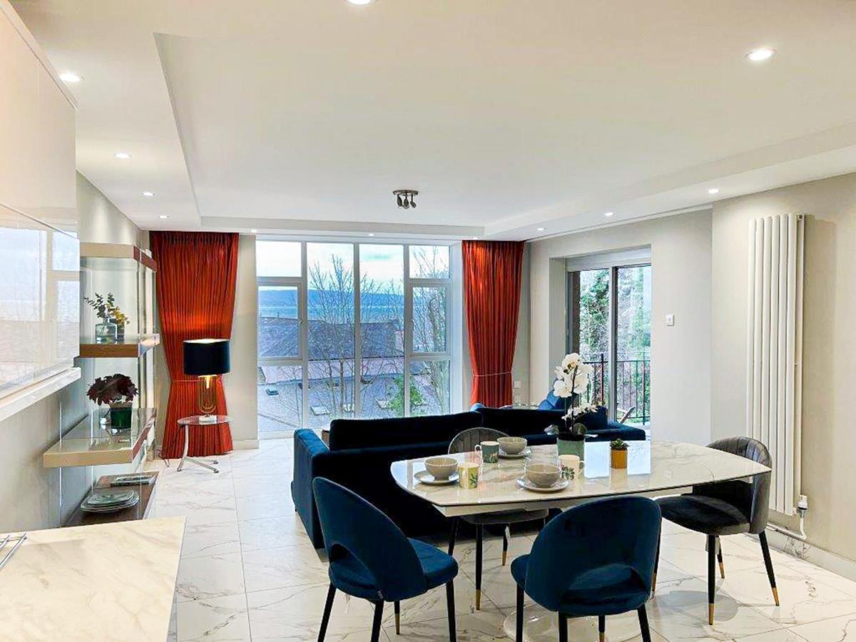 Modern Luxurious Apartment W/ Patio Balcony & View Jordanstown Eksteriør billede